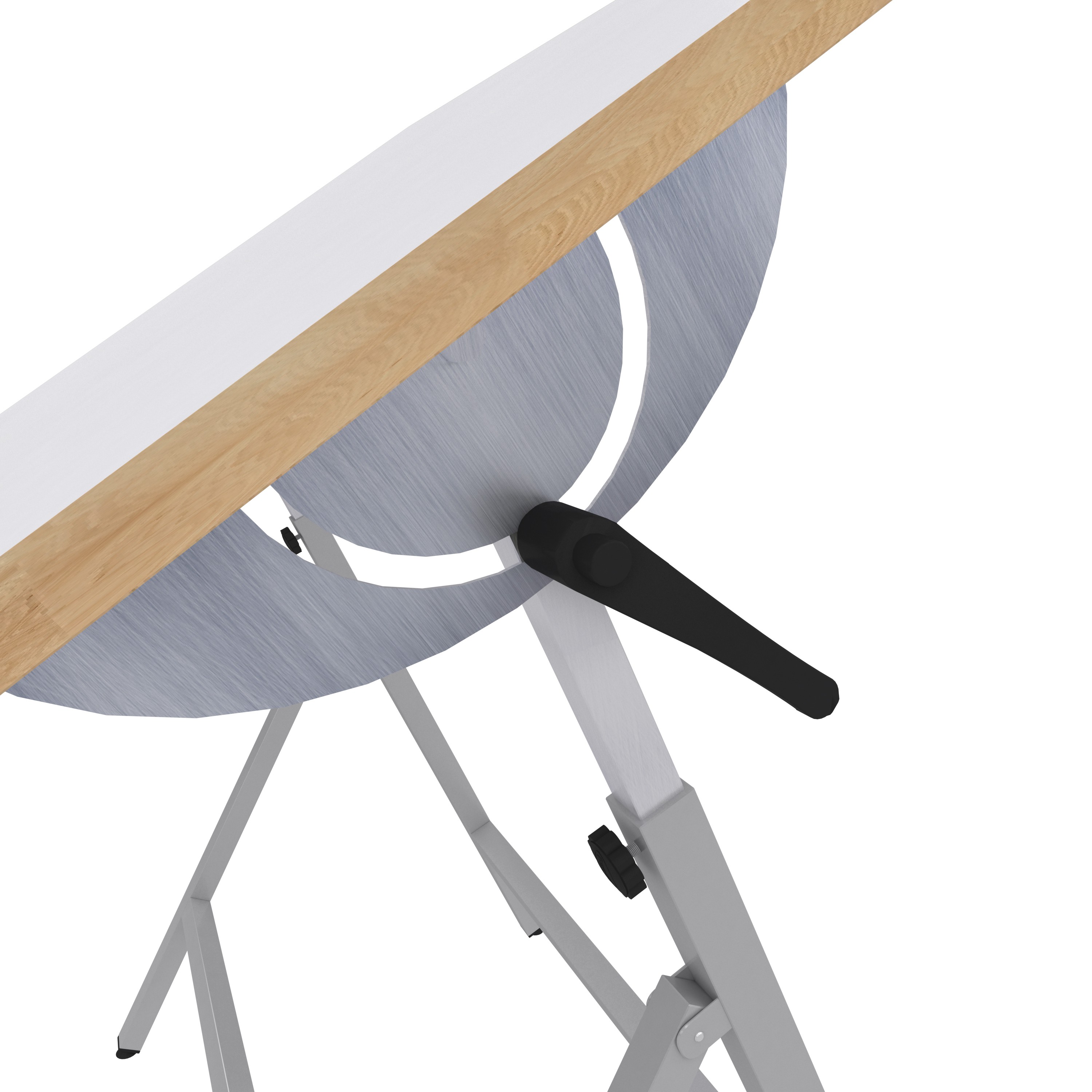 100x150 Ekonomik Ayaklı Çizim Masası Ahşap Tablalı 