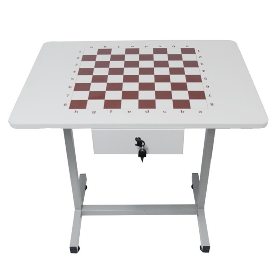 60x80 Satranç Masası Metal Ayaklı