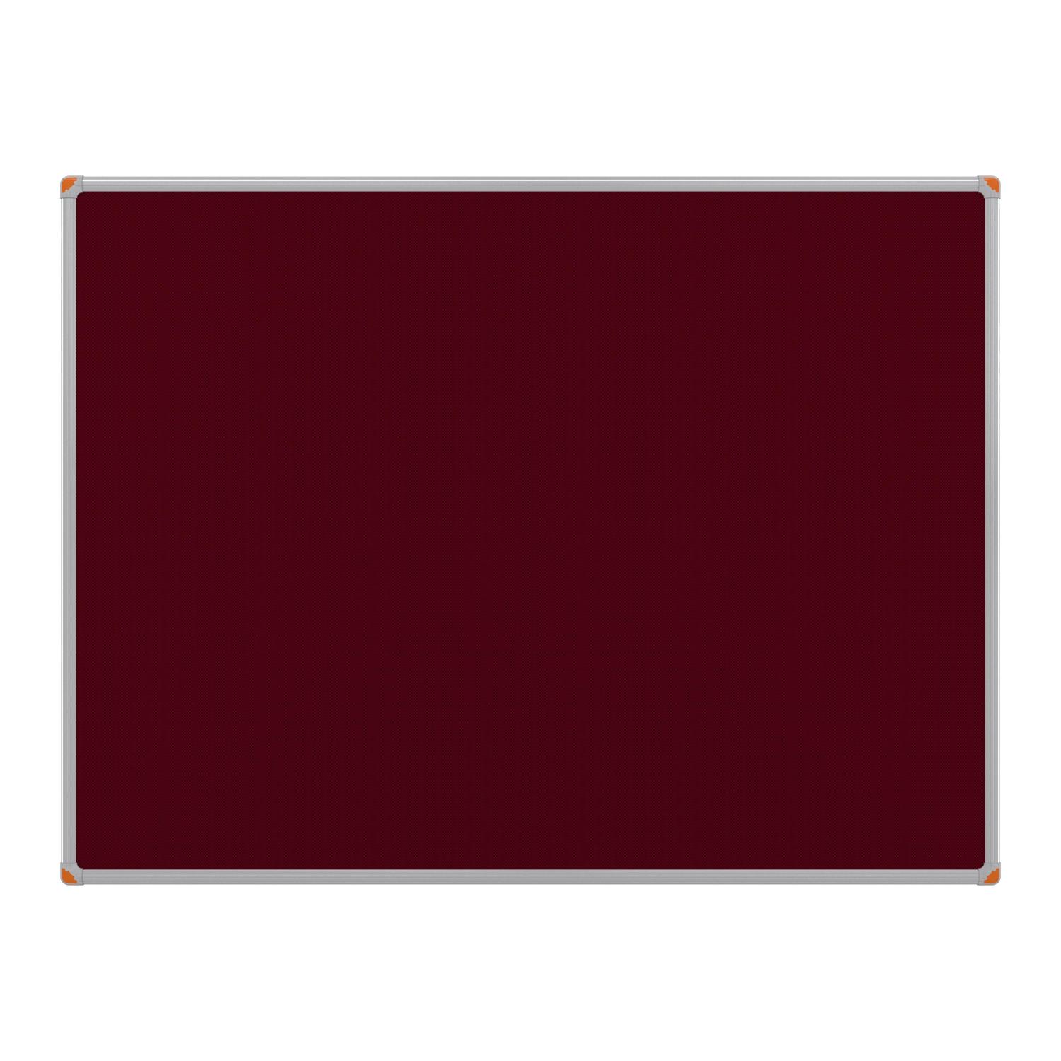 120x300 Duvara Monte Alüminyum Çerçeveli Kumaşlı Pano (bordo)