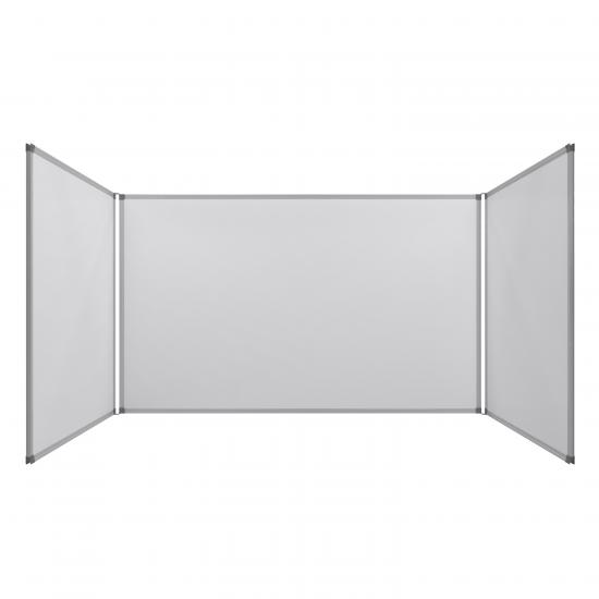 120x150 Kapaklı Duvara Monte Mıknatıslı Yazı Tahtası Beyaz