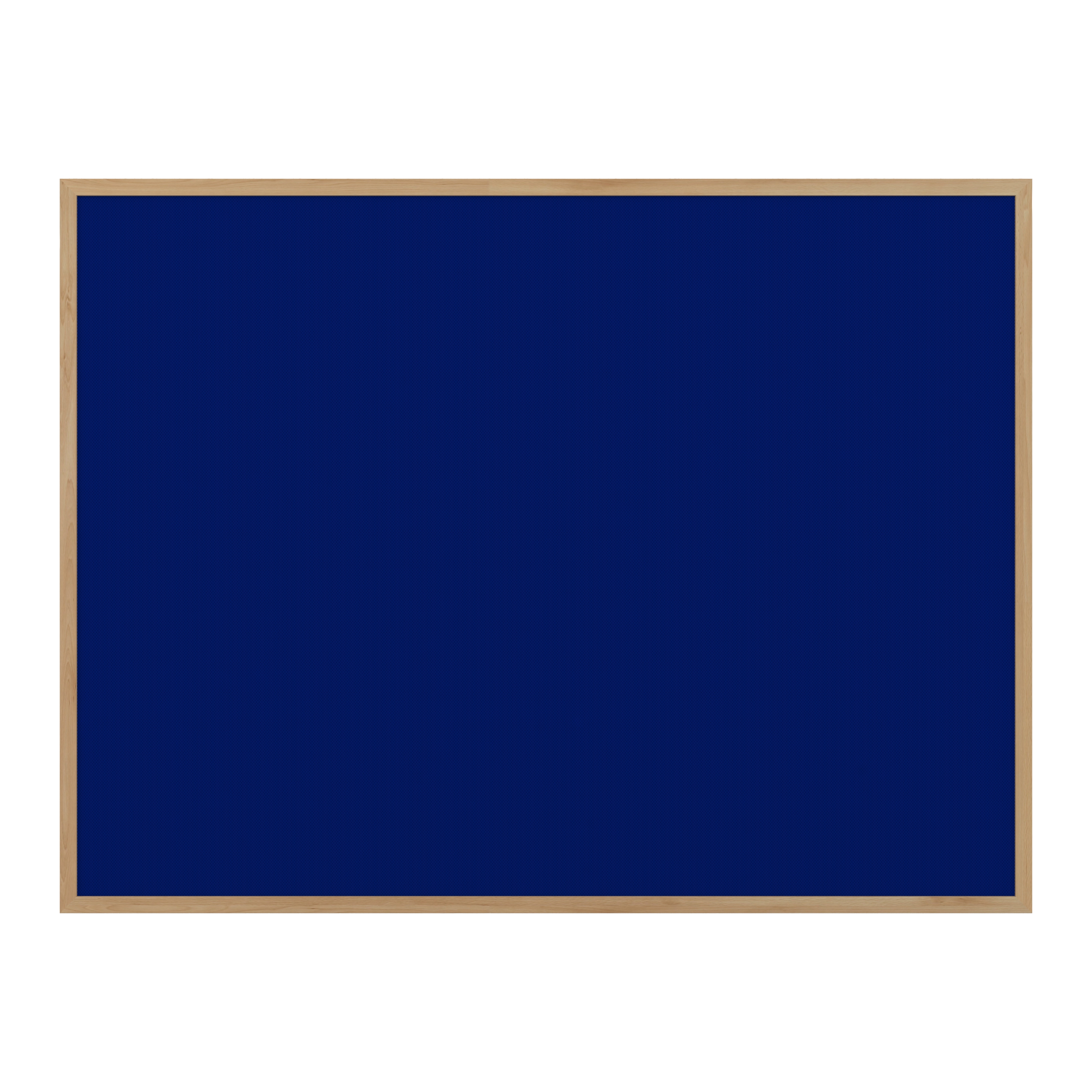 90x120 Naturel Ahşap Çerçeve Kumaşlı Pano (mavi)