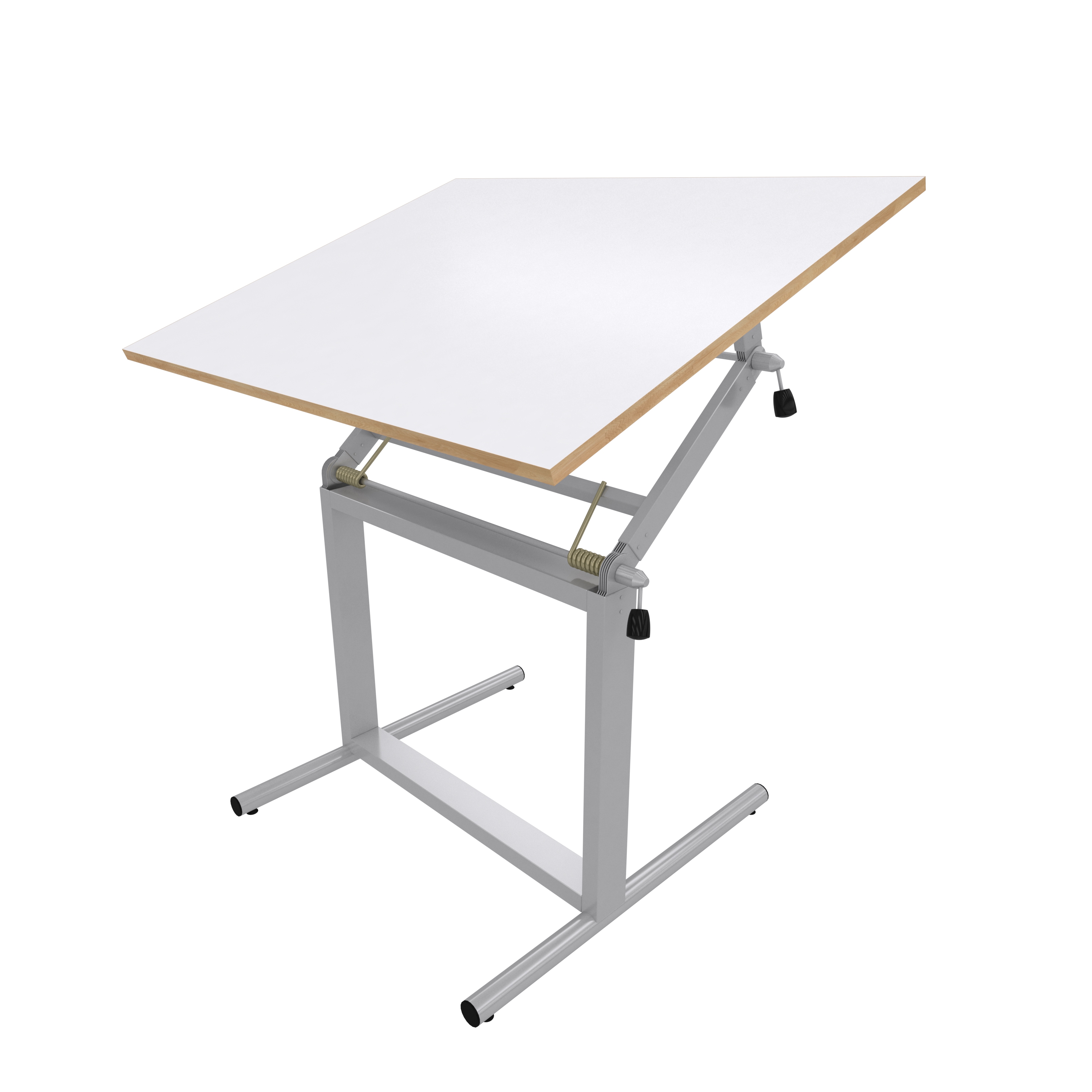 100x150 Profesyonel Ayaklı Çizim Masası Ahşap Tablalı 