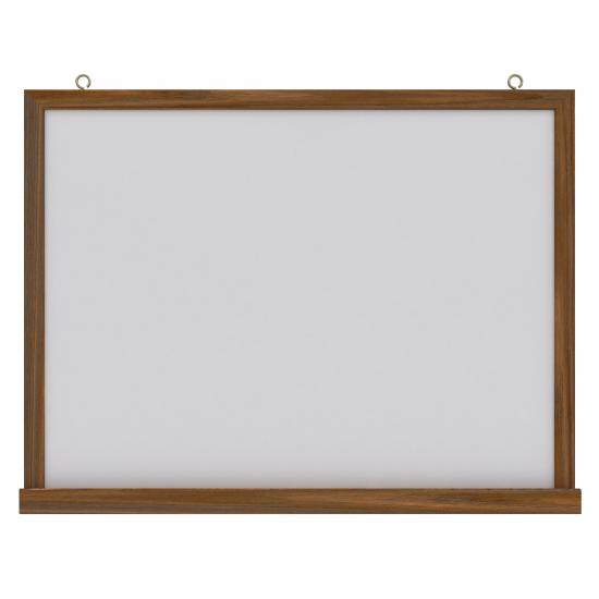 90x120 Geniş Ahşap Çerçeve Beyaz Yazı Tahtası 