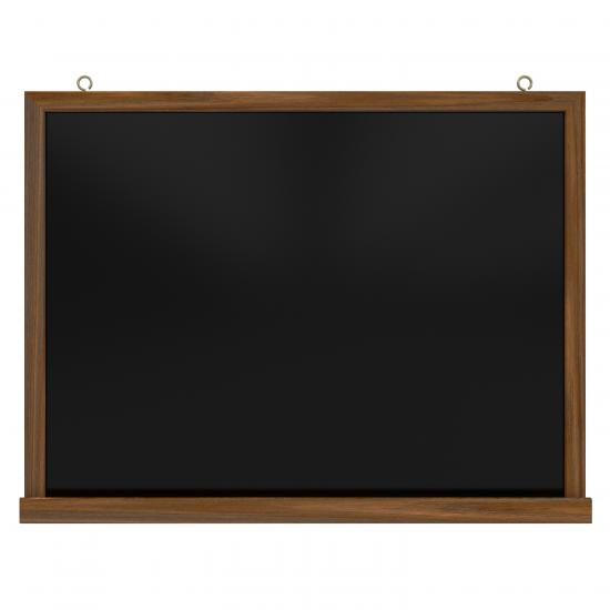 90x120 Geniş Ahşap Çerçeve Siyah Yazı Tahtası 