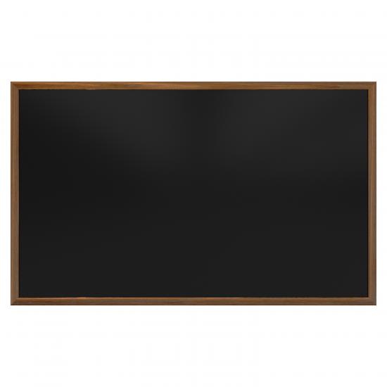 90x120 Geniş Ahşap Çerçeve Siyah Yazı Tahtası 