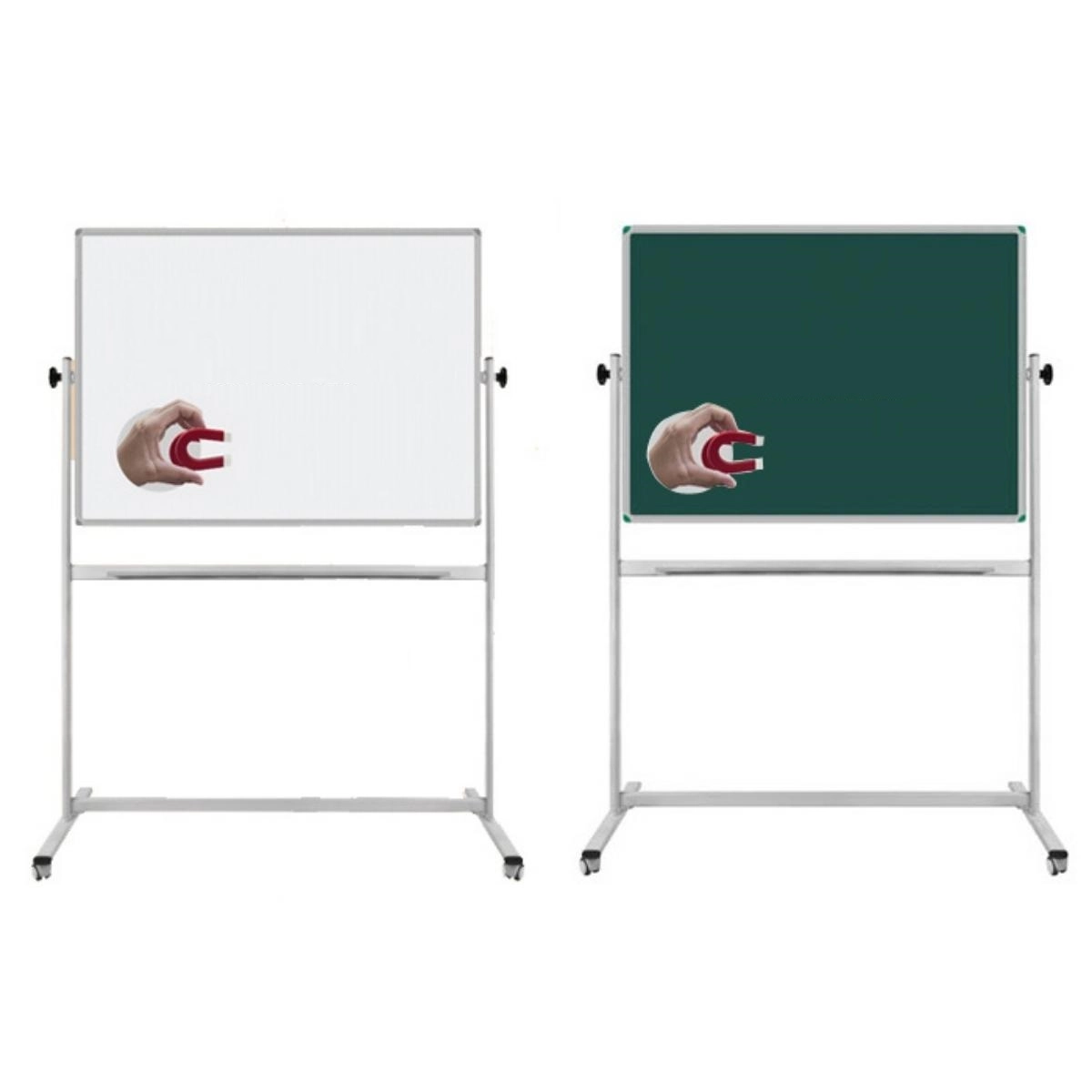 Tekerlekli Ayaklı Mıknatıslı Yazı Tahtası